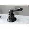 Kingston Brass KB980 Widespread Bathroom Faucet with Retail Pop-Up, Matte Black KB980 - alternate 3